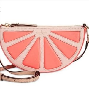 Kate Spade Grapefruit Slice Shoulder Bag Crossbody Purse Flights of Fancy